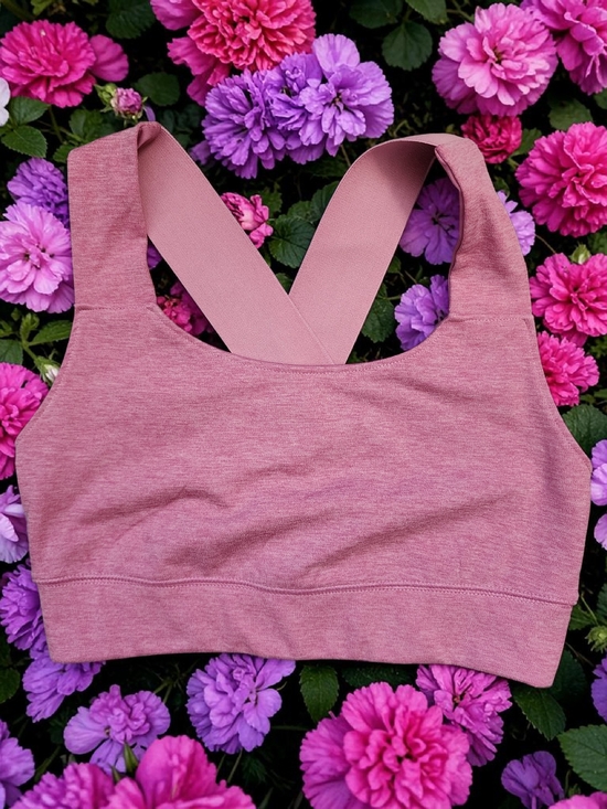 MTA Sport Other - MTA Sport Cross-Back Sports Bra - Dusty Rose